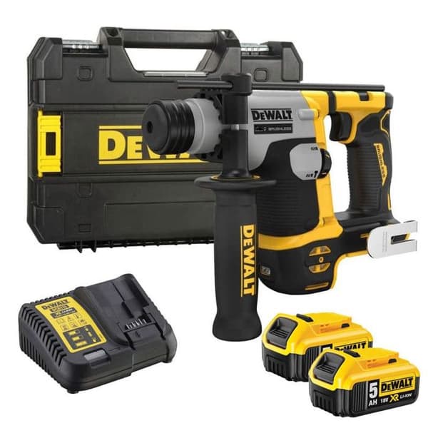 18V XR SDS-Plus borrhammare (2x5,0 Ah) i T-STAK - DEWALT DCH172P2-QW
