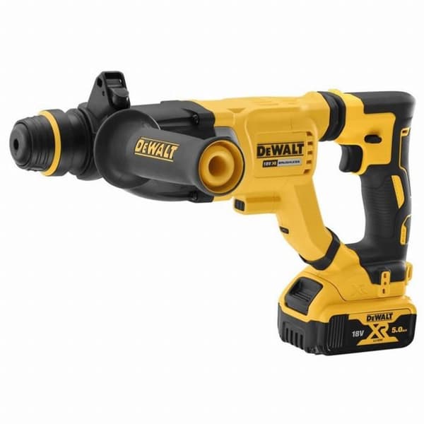 SDS Plus 18V Borstlös XR 3J borrhammare + 1 XR 5Ah batteri + laddare + T STAK box - DEWALT - DCH263P1-QW