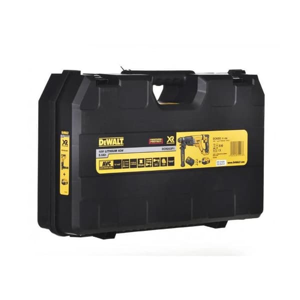 SDS Plus 18V Borstlös XR 3J borrhammare + 1 XR 5Ah batteri + laddare + T STAK box - DEWALT - DCH263P1-QW