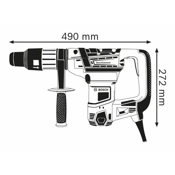 Marteau perforateur BOSCH SDS-Max 40mm - GBH 5-40 D 0611269001