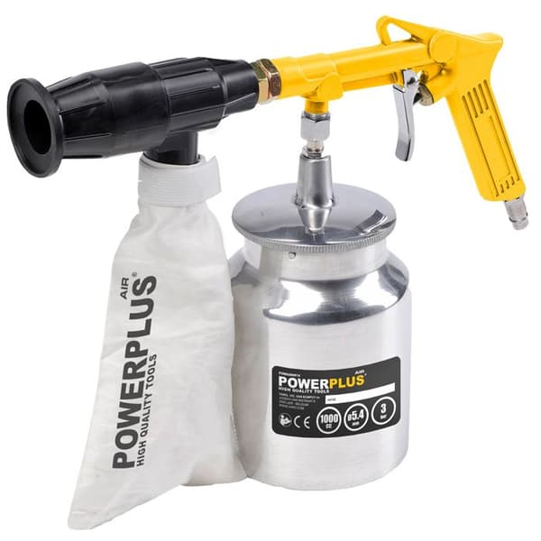 POWERPLUS pneumatisk sandblästringspistol