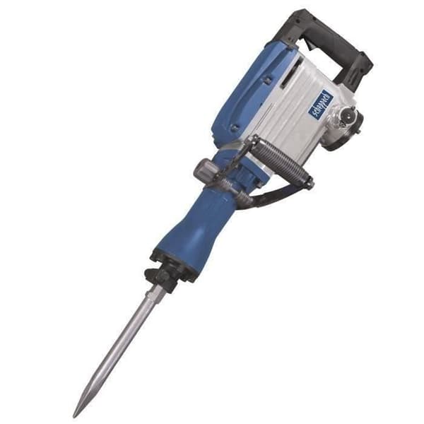 SCHEPPACH AB1600 jackhammer - 1600W, 50 joule, 2 mejslar och metallhölje