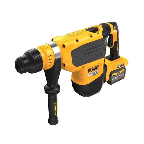 Perforator SDS-Max XR Flexvolt 54V 13,3J - DEWALT - med 2 batterier 54V 3Ah - laddare - koffert - DCH735X2-QW