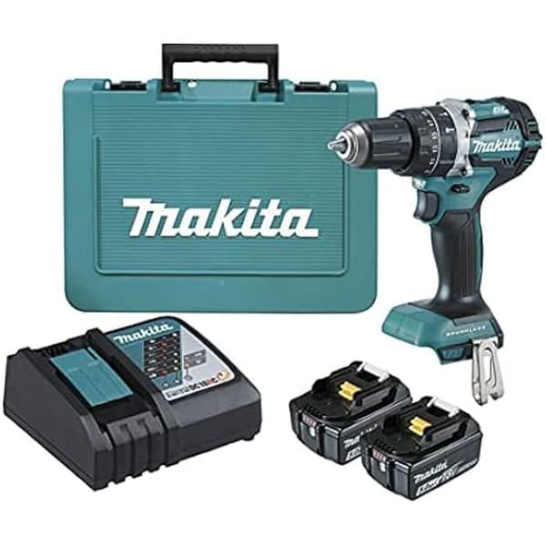 Borrskruvdragare - MAKITA - DHP484RTE - 18 V - Kolsfri - 60 Nm - XPT-skydd