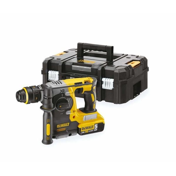 DEWALT DCH274P2T SDS-Plus borrhammare s. tråd 3 lägen 18V 5Ah 2 batterier + chuck