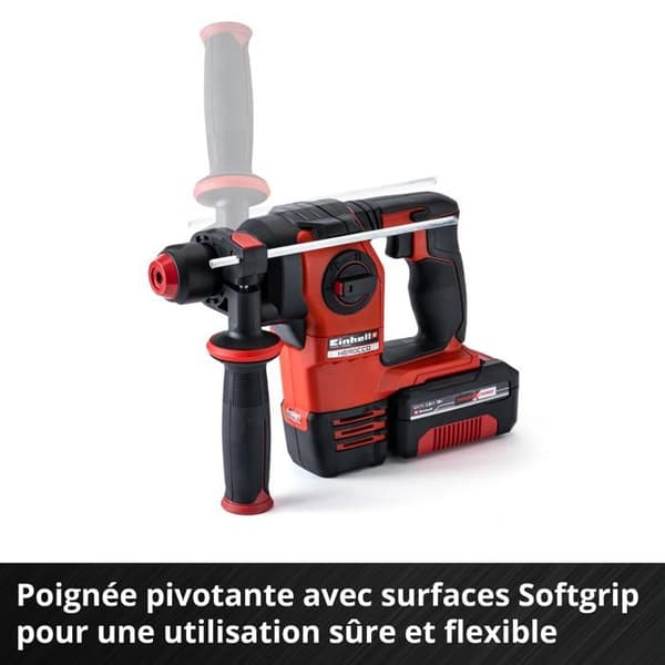 Einhell Professional Trådlös Slagborr HEROCCO +5 - Power X-Change (18V, E-Box) Levereras med 3,0Ah Batteri och Laddare