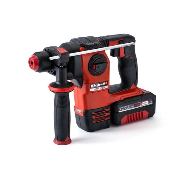 Einhell Professional Trådlös Slagborr HEROCCO +5 - Power X-Change (18V, E-Box) Levereras med 3,0Ah Batteri och Laddare