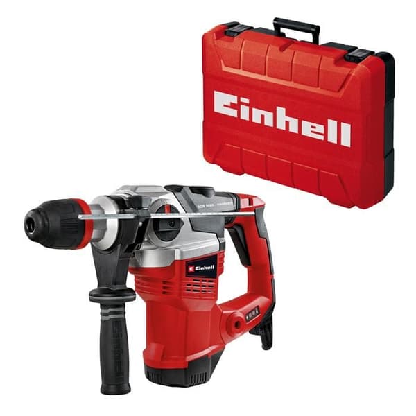 Einhell Borrhammare TE-RH 38 3F (1 050 W, slagkraft på 9 J, SDS Max chuck, metalldjupstopp)