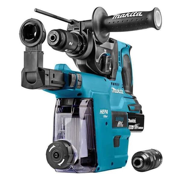 MAKITA DHR243RTJW SDS-Plus 18V Li-Ion hammarborr (2x5Ah) 24 mm