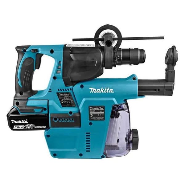 MAKITA DHR243RTJW SDS-Plus 18V Li-Ion hammarborr (2x5Ah) 24 mm
