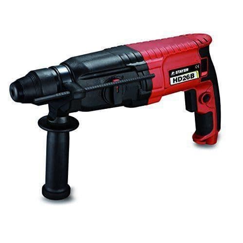 Stayer Profesional HD 26 BK Elekro-pneumatisk roterande slagborr med SDS-Plus-system. 800W 0-5 300varv/min 2,8J 2,8Kg -