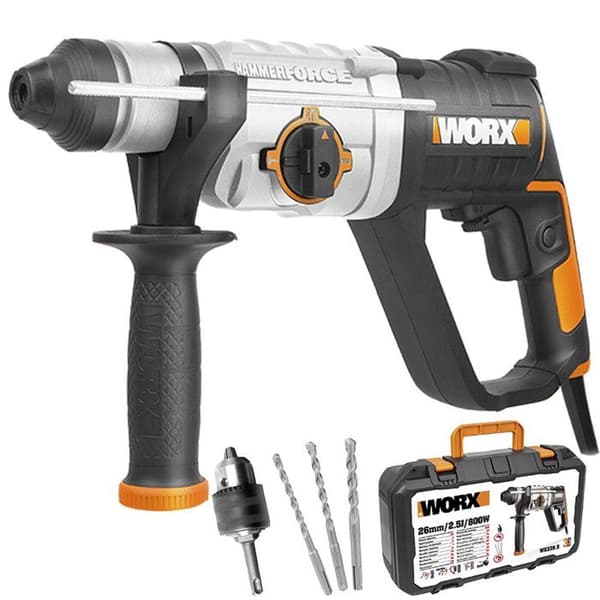 Burineur - Worx - WX339.3 - 800W - Sladdad - 3 funktioner