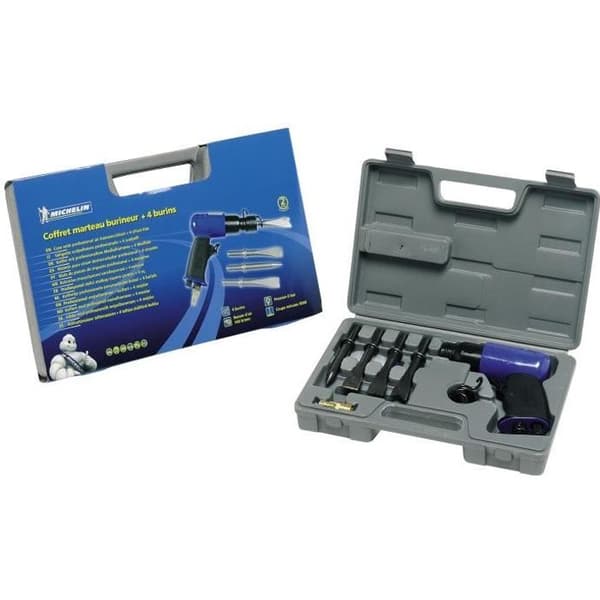 Pneumatisk mejselhammare - MICHELIN - Brico Box + 4 stämjärn - SDS Plus - 3 joule - 4800 cps/min