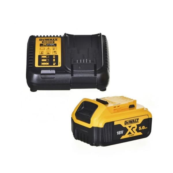 SDS Plus 18V Borstlös XR 3J borrhammare + 1 XR 5Ah batteri + laddare + T STAK box - DEWALT - DCH263P1-QW