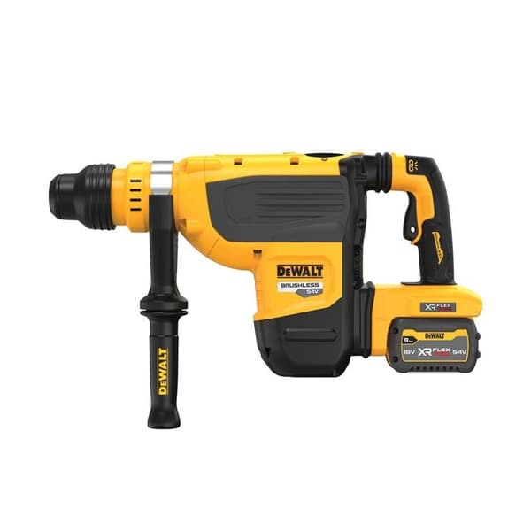 Perforator SDS-Max XR Flexvolt 54V 13,3J - DEWALT - med 2 batterier 54V 3Ah - laddare - koffert - DCH735X2-QW