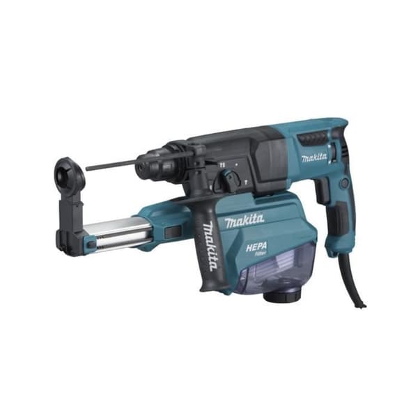 Borr - MAKITA - HR2652J - 800 W - 3 lägen med dammskydd - Borrkapacitet 26 mm
