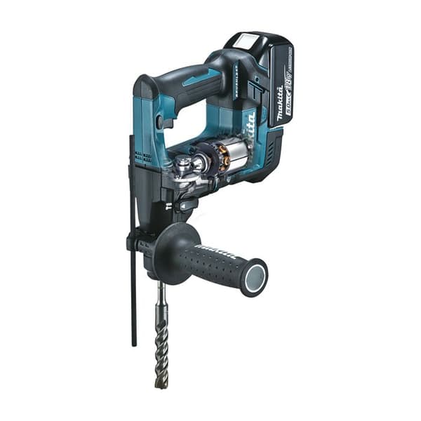 18 V sladdlös SDS Plus perforator + 2 5Ah batterier + laddare + Makpac box - MAKITA - DHR171RTJ