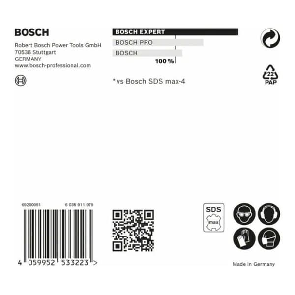 Bosch Expert SDS max-8X borrhammare - Bosch Professional - El - Borr - Betong - Slagverk - SDS Max