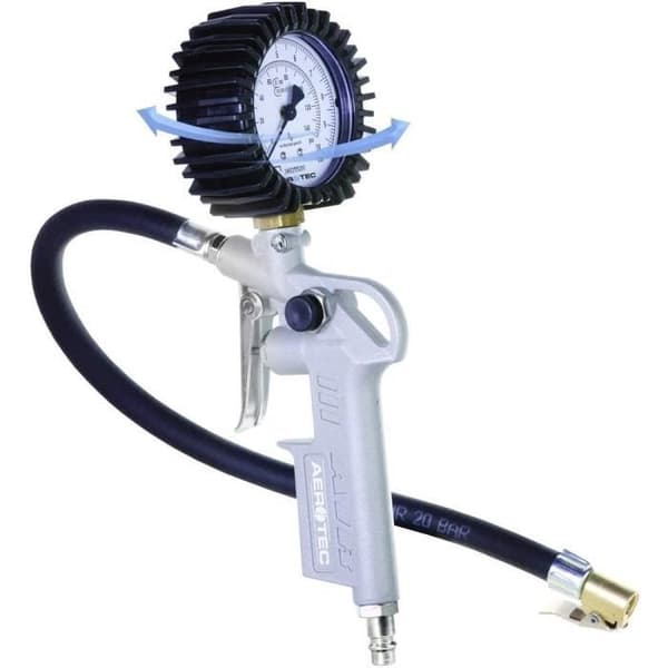 Däckpump pneumatik - AEROTEC - 200548 - 1-4" (6,3 mm) - 10 bar - Fabriksjusterad
