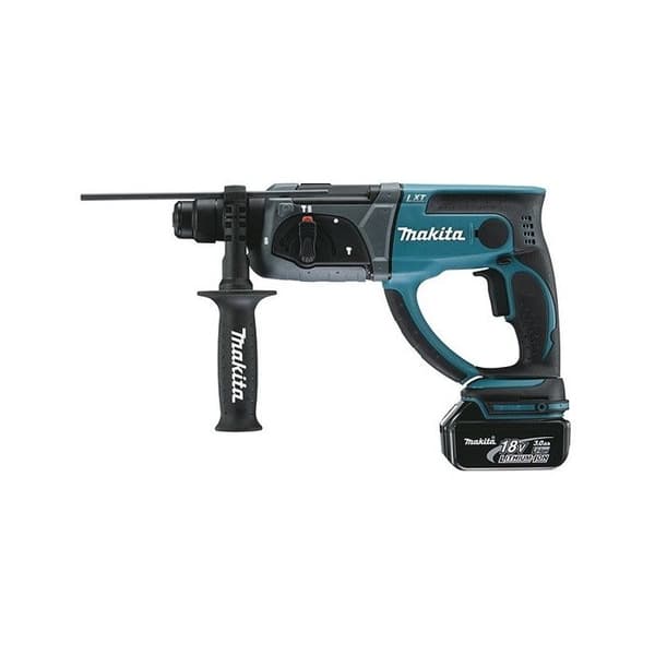 SDS Plus 18V borrhammare + 2 3Ah batterier + laddare + MAKPAC box - MAKITA - DHR202RFJ
