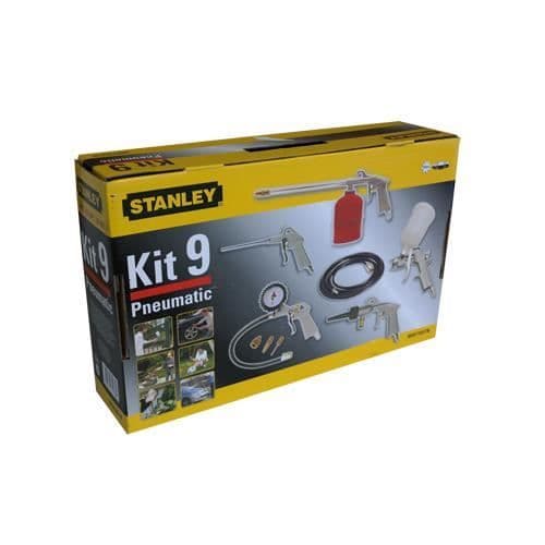 STANLEY Kit 9 pneumatiska tillbehör i kartong