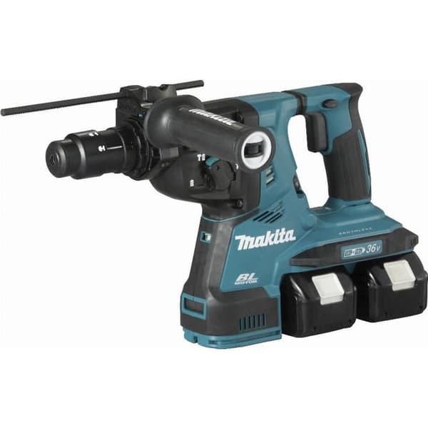 MAKITA SDS-Plus 36V borrhammare - 2 BL1850B 5.0Ah batterier - 1 dubbel DC18RD DHR283T2JU snabbladdare