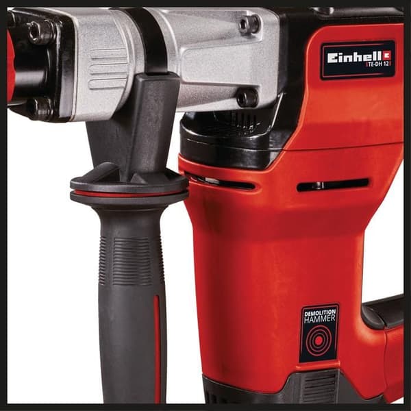 Einhell Rivningshammare TE-DH 12 (1050W, 12J, Slag: 4100 varv/min) Levereras i Förvaringslåda med Spetsmejsel och Plattmejsel