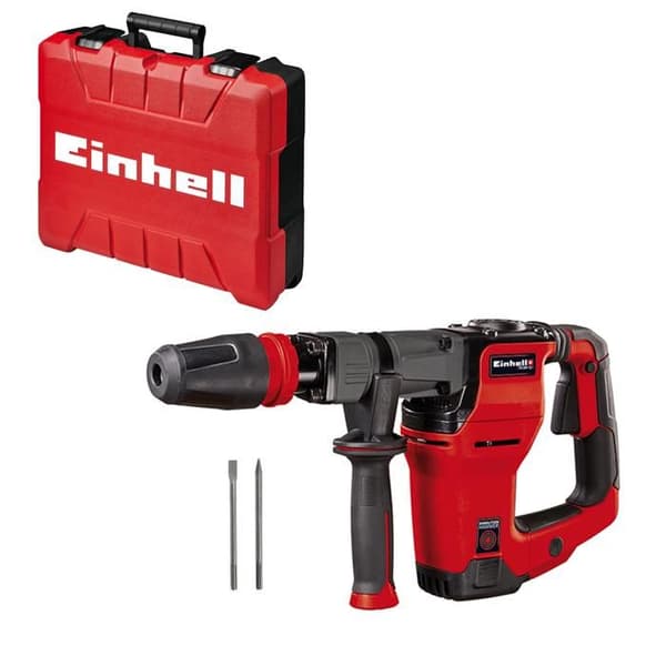 Einhell Rivningshammare TE-DH 12 (1050W, 12J, Slag: 4100 varv/min) Levereras i Förvaringslåda med Spetsmejsel och Plattmejsel