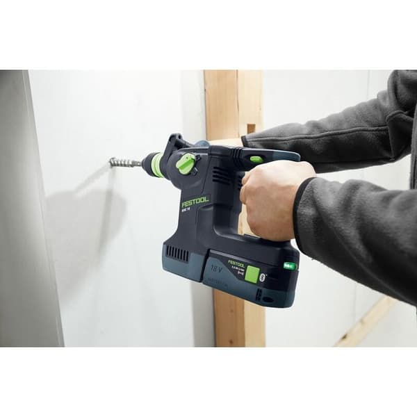 Perforator med mejselfunktion SDS-Plus 18V KHC 18 5,0 EBI-Plus + 2 batterier 5 Ah + laddare + Systainer-väska - FESTOOL - 577448