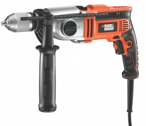 BLACK+DECKER 910W 2-VÄXELS HAMMERBORRHUS KR911K