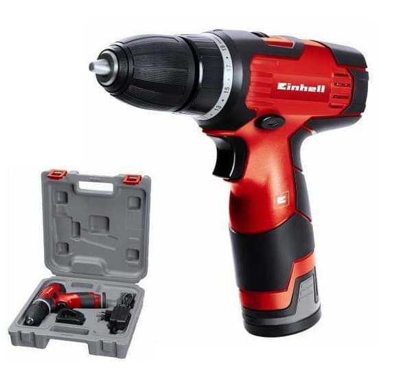 EINHELL BORR- SKRUVDRAGARE TH-CD 12-2 LI 1 x 1,3 Ah RÖD