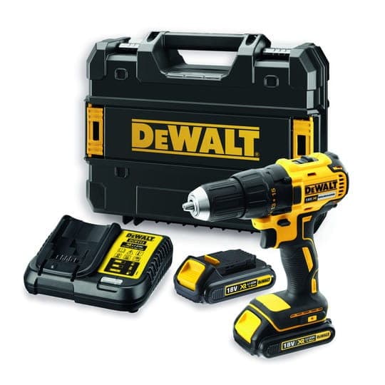 DEWALT BORRESKRUER 18V 65/26Nm 2x1.5Ah LI-ION BØRSTELØS DCD777S2T