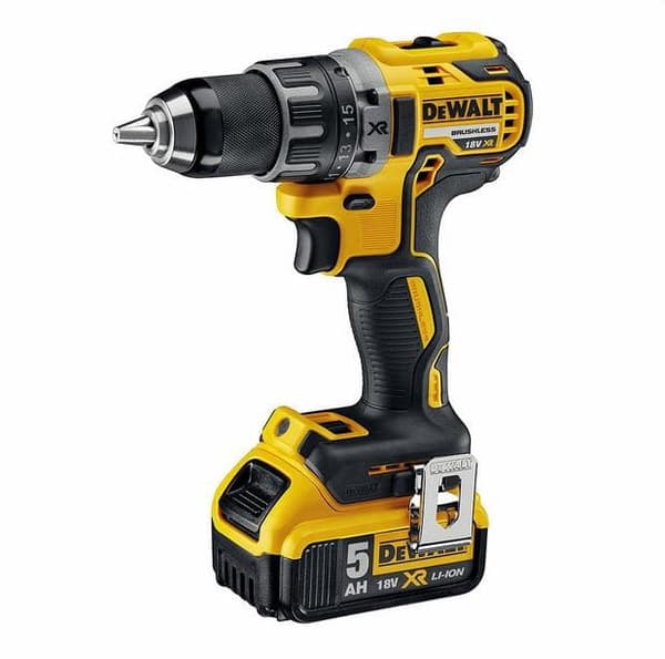 DEWALT BORRSKRUV 18V 70/27Nm 2 x 5,0Ah LI-ION BORSTLÖS DCD791P2