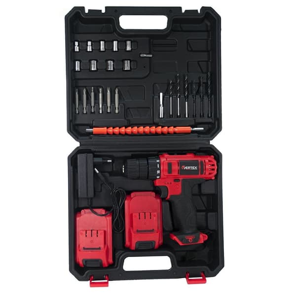 VERTEX SKRUVMEJSEL 21V / 2x1,7Ah