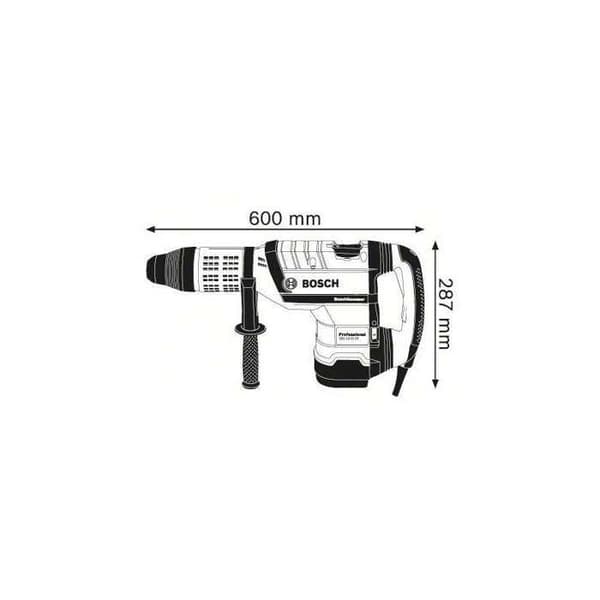 SDS-Max BOSCH GBH 12-52 DV mejselhammarborr - 1700W 18J - 52mm för betongborrning