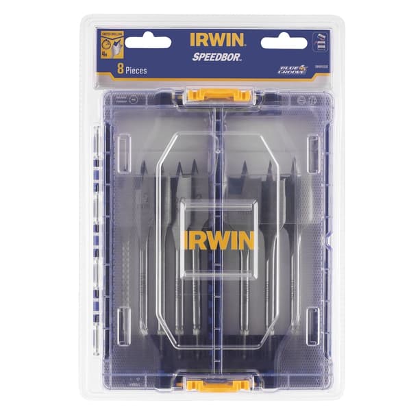 Sæt med 8 IRWIN fladtræbor, 12-32 mm