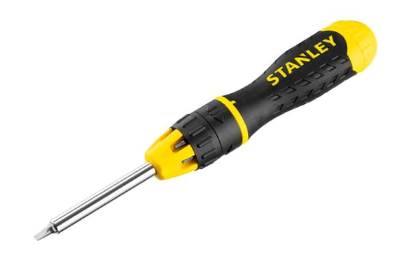Skruetrækker med udskiftelige bits skruetrækker med skralde MULTIBIT STANLEY 0-68-010