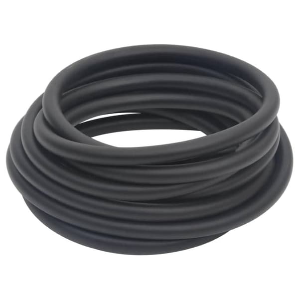 vidaXL Luftslang hybrid svart 5 m gummi och PVC