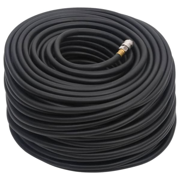 vidaXL Luftslang hybrid svart 20 m gummi och PVC