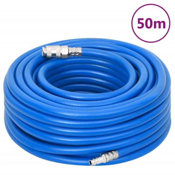 vidaXL Tryckluftsslang blå 0,7" 50 m PVC