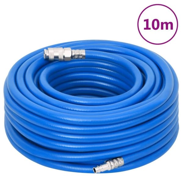 vidaXL Luftslange blå 0,7" 10 m PVC