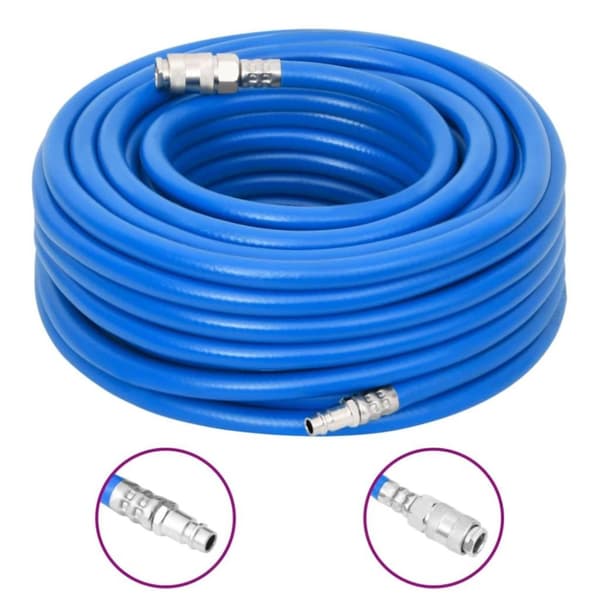 vidaXL Luftslange blå 0,7" 10 m PVC