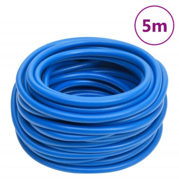vidaXL luftslange 0,6" 5 m PVC blå