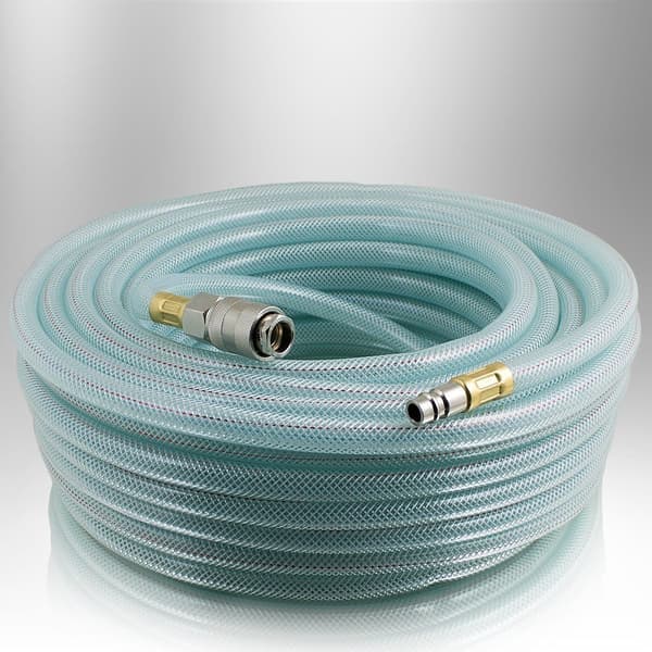Pneumaattinen letku kompressorille/kompressorille, 15m, 1/4" liitin, vahva