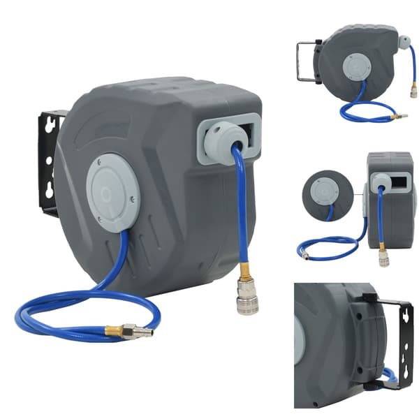Pneumatiska slangar - Living Automatisk luftslangvinda 1/4" 12 m