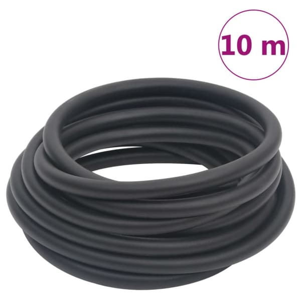 Luftslang hybrid svart 10 m gummi och PVC