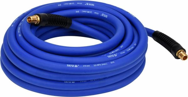 YATO HYBRID PNEUMATISK SLANGE 3/8" 10m FITTINGS G1/4"
