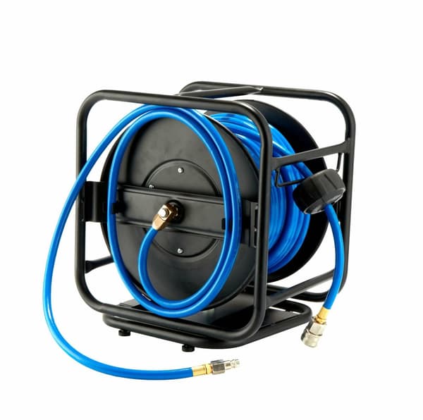 AWTOOLS PNEUMATISK KABEL / SLANGE PÅ EN METALTROLLE 8x12mm x 30m