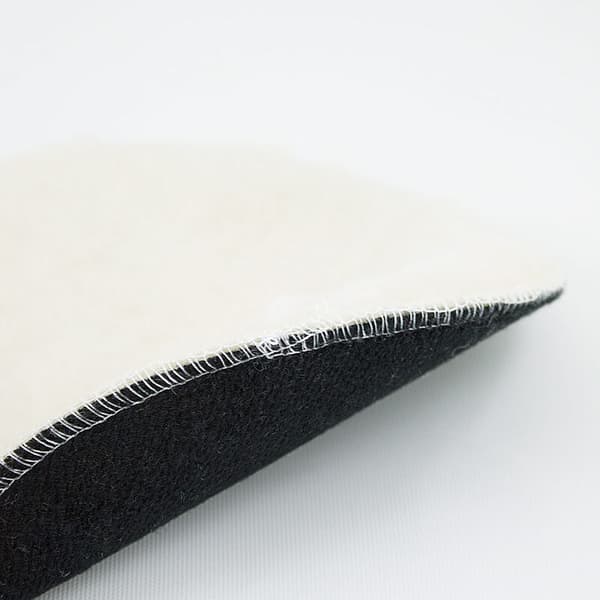 Et s?t polerpuder, diameter 180 mm, materiale uld