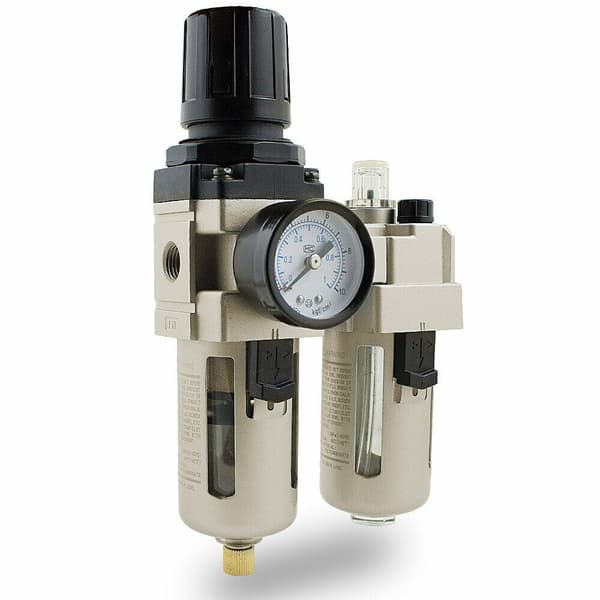 PROFESSIONEL TRYKREDUCERER MED BITUXX MANOMETER TIL MALER 1/2''